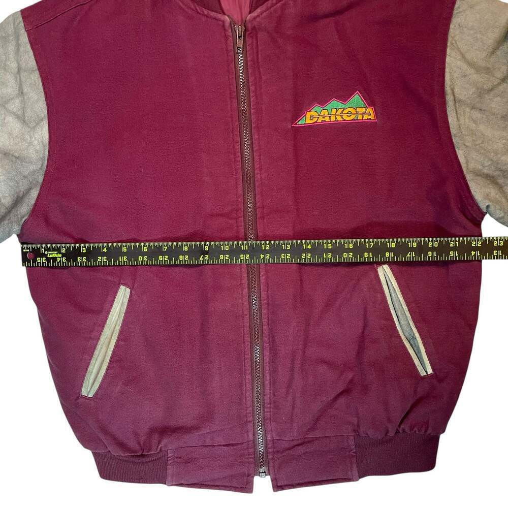 Vintage Dakota Bomber Jacket Mens M USA Made Workwear Canvas - Picture 3 of 9